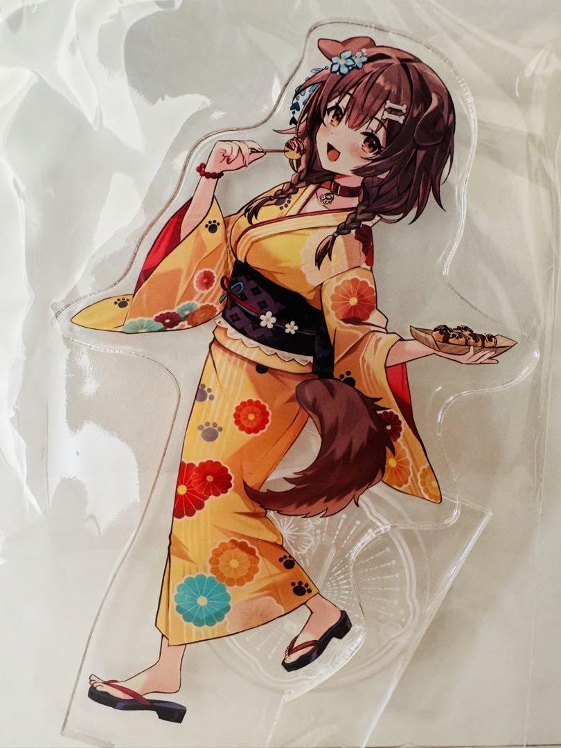 Amazon.co.jp: ホロライブ 戌神ころね アクリルスタンド 浴衣 : おもちゃ